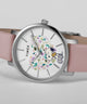 TW2W85100 Timex x Peanuts® Transcend In Bloom 34mm Leather Strap Watch Campaign Key Silhouettes (Beauty shots) Image