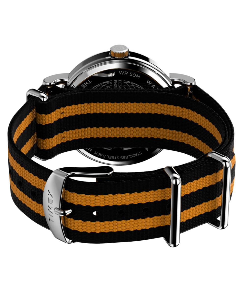 TW2W86200 Weekender 40mm Fabric Strap Watch  Caseback with Attachment Image