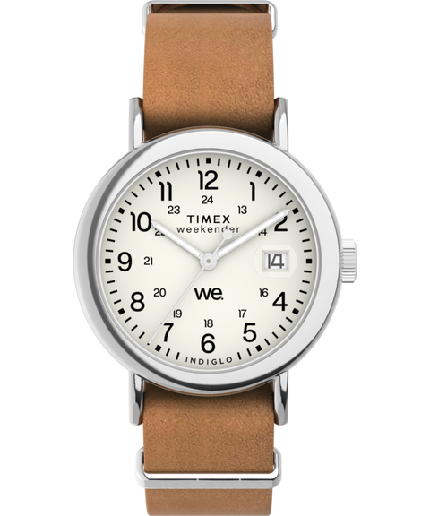Weekender 37mm Leather Strap Watch - TW2W86500 | Timex US