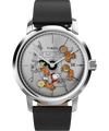 TW2W87200 Reloj Peanuts® x Timex Marlin® Automatic Space de 40 mm con correa de piel. Imagen principal