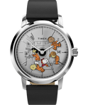 TW2W87200 Timex x Peanuts® Marlin® Automatic Space 40mm Leather Strap Watch Primary Image