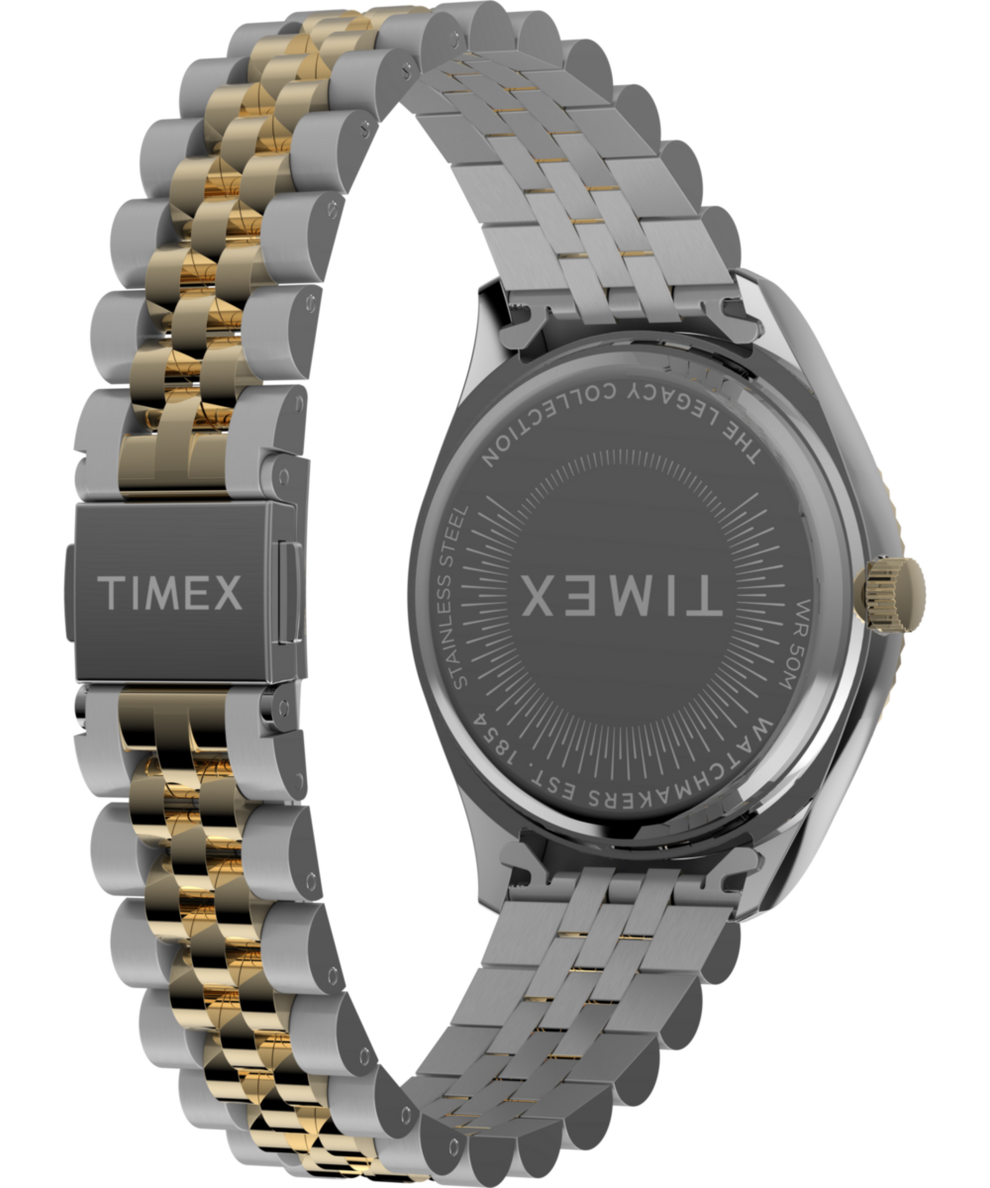 TW2W87400 Timex Legacy 36mm Stainless Steel Bracelet Watch   Caseback with Attachment Image