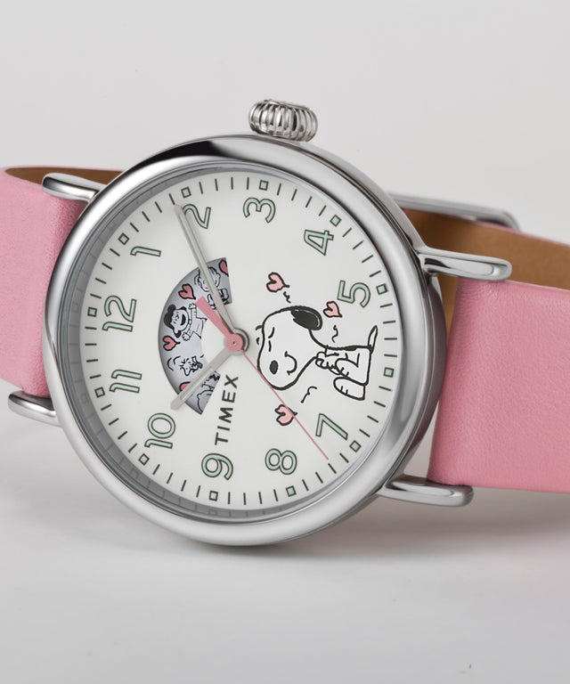 Timex x Peanuts Standard 40mm Orologio, Peanuts Christmas Blu/Argento-Tone/Blu, Orologio al quarzo Timex x Peanuts Standard 40mm Orologio, Peanuts Christmas Blu/Argento-Tone/Blu, Orologio al quarzo