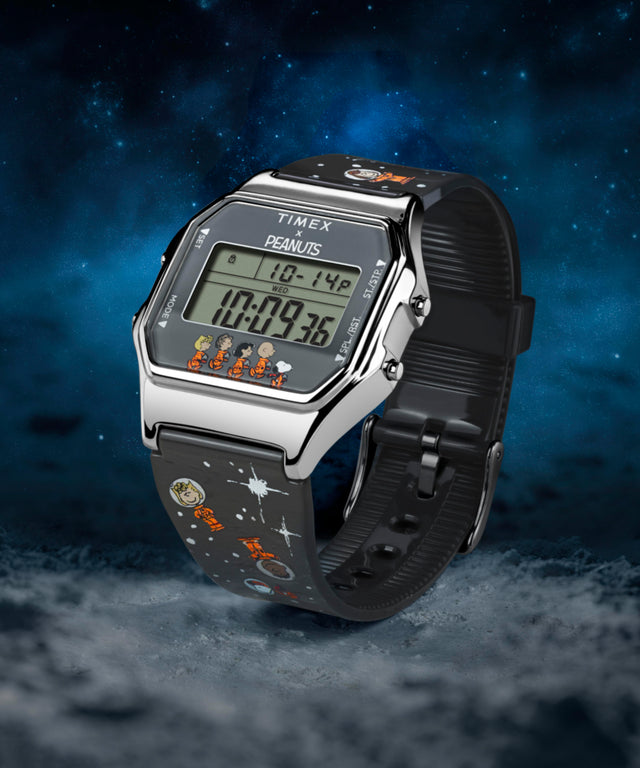 TW2W90100 Peanuts® x Timex T80 Peanuts Space 34mm Resin Strap Watch Collab Additional Image