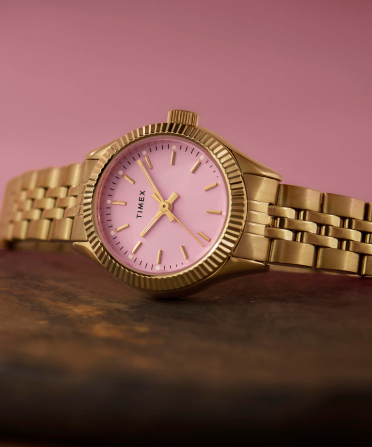 TW2W90800 Reloj Timex Legacy Mini de 25 mm con brazalete de acero inoxidable  Imagen de las siluetas clave de la campaña (fotos de producto)