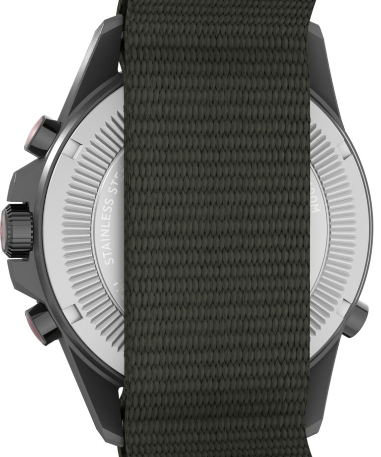 TW2W91100 Expedition Tide-Temp-Compass, reloj de 43 mm con correa de tela: imagen del fondo de la caja