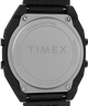 TW2W91600 Timex T80 Steel, reloj de 36 mm con brazalete de acero inoxidable. Imagen del fondo de la caja.