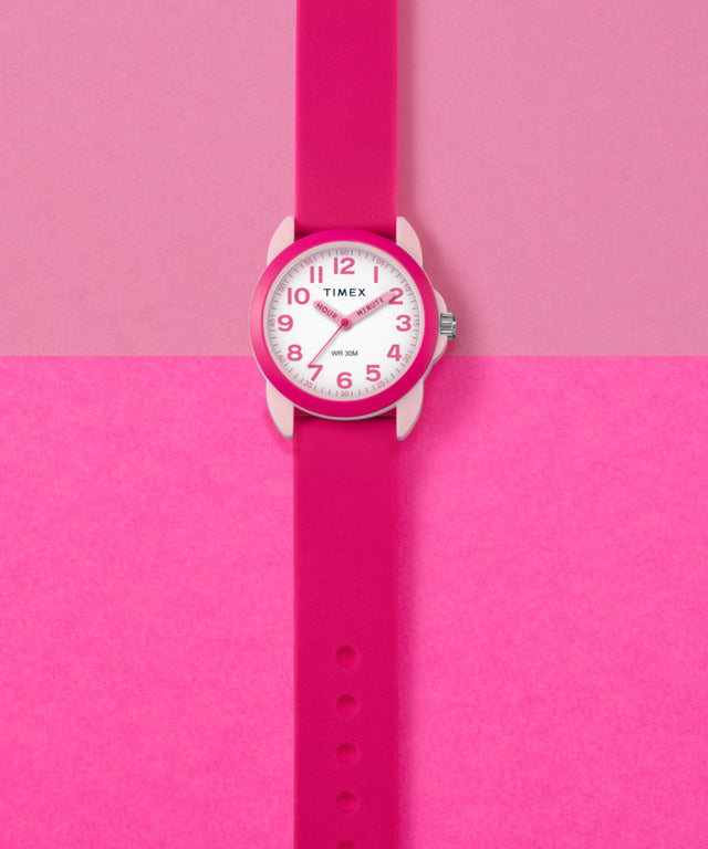 TW2W92200 TIMEX TIME MACHINES® 30mm Silicone Strap Watch Campaign Key Silhouettes (Beauty shots) Image