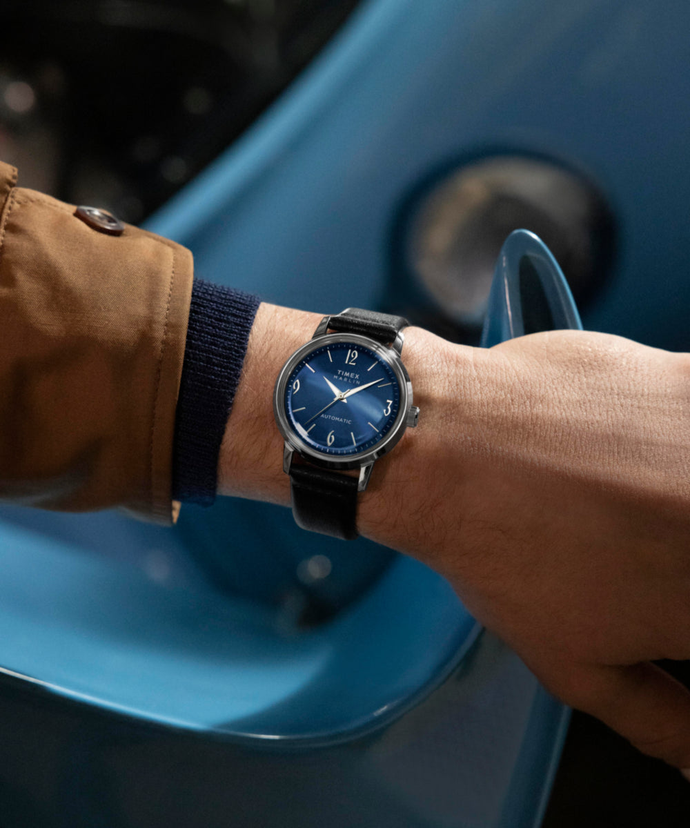 TIMEX マーリン　40mm 自動巻き 腕時計 ネイビー 腕時計】TIMEX Marlin（マーリン）を購入しました - ビジネス