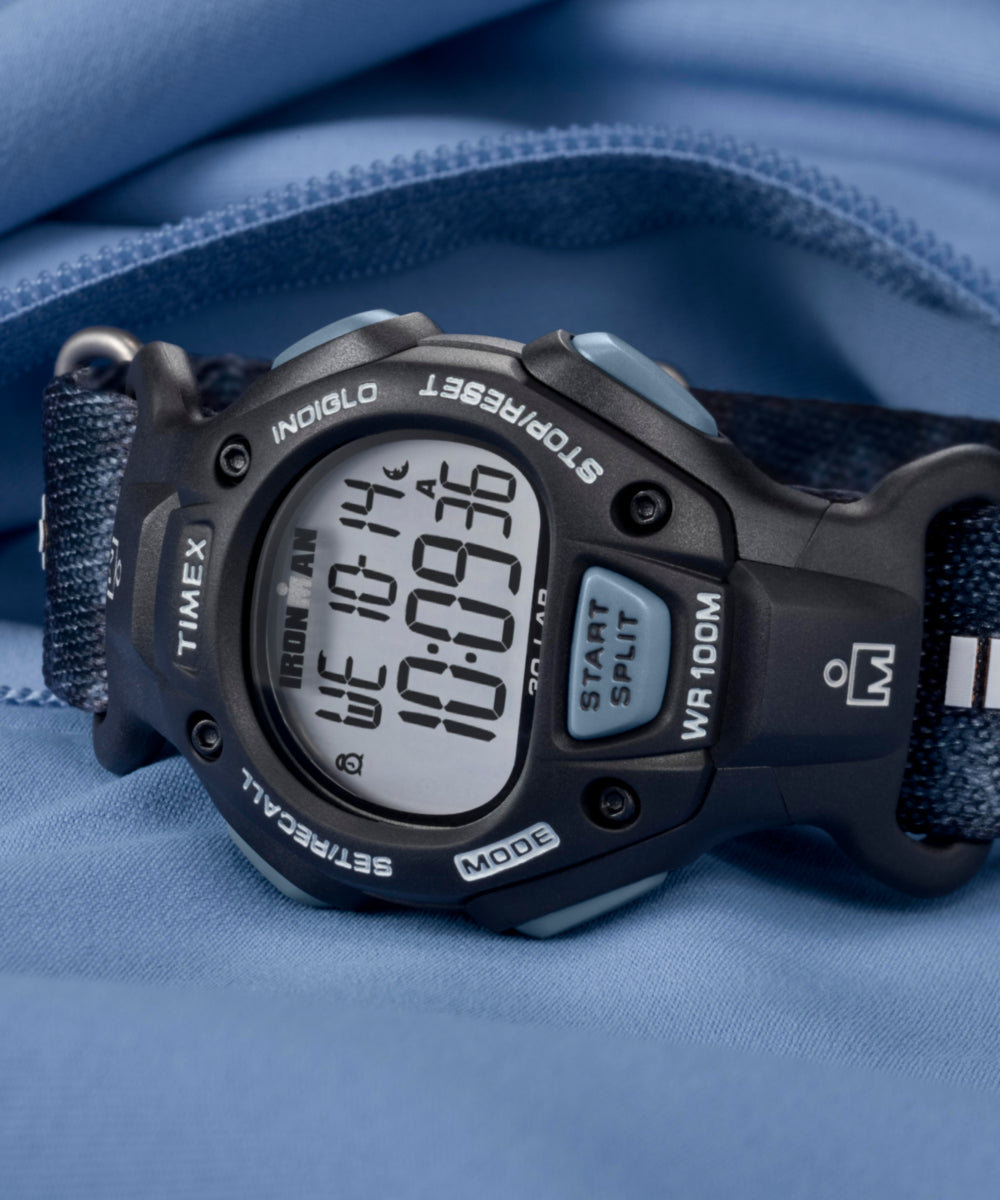 TIMEX® IRONMAN® Classic 30-Lap 38mm Recycled Fabric Strap Watch
