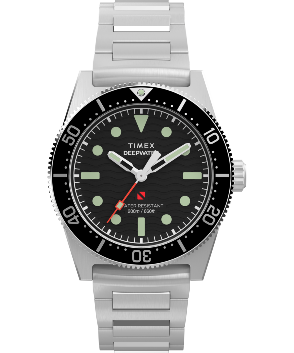 Deepwater Reef 200 41mm Stainless Steel Bracelet Watch TW2W95200 Timex US