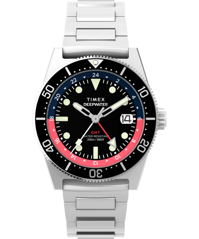 TW2W95300 Deepwater Reef 200 GMT 41mm Stainless Steel Bracelet Watch Primary Image