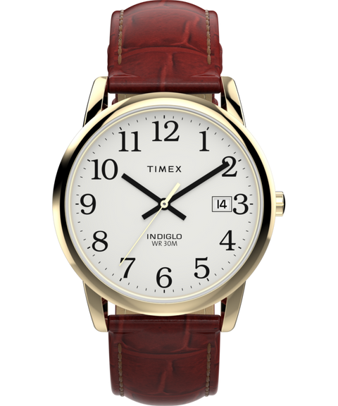 Easy Reader® 35mm Leather Strap Watch - TW2W95500 | Timex US