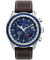 TW2W97200 Timex Fly-Back Chronograph x Pan Am® 43mm Leather Strap Watch  Primary Image