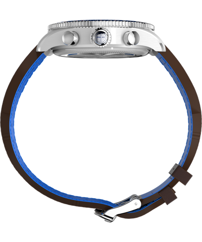 TW2W97200 Pan Am® x Timex Fly-Back Chronograph 43mm Leather Strap Watch  Profile Image