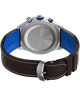 TW2W97200 Pan Am® x Timex Fly-Back Chronograph 43mm Leather Strap Watch  Caseback with Attachment Image