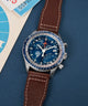 TW2W97200 Timex Fly-Back Chronograph x Pan Am® 43mm Leather Strap Watch  Campaign Key Silhouettes (Beauty shots) Image