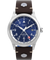 TW2W97300 Timex Waterbury GMT x Pan Am® 39mm Leather Strap Watch  Primary Image