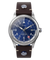 TW2W97300 Pan Am® x Timex Waterbury GMT 39mm Leather Strap Watch  Primary Image