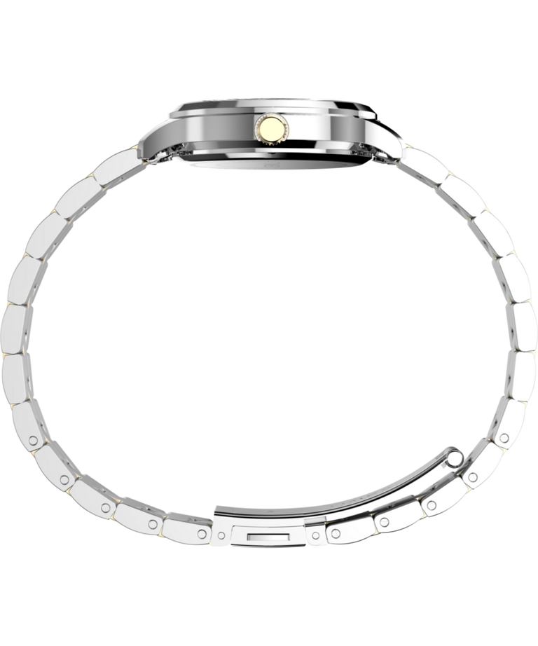 TW2W98100 Peyton, reloj con brazalete de acero inoxidable de 32 mm. Imagen de perfil