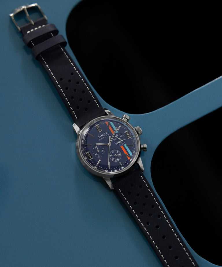 TW2W99000 Reloj Marlin® con cronógrafo y taquímetro, 40 mm, correa de piel: siluetas clave de la campaña (fotos de producto) Imagen