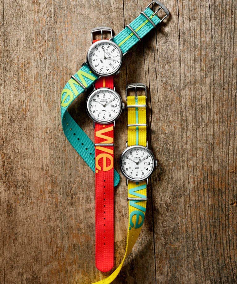 TW2W99500 Timex Weekender 40mm Fabric Strap Watch Campaign Key Silhouettes (Beauty shots) Image