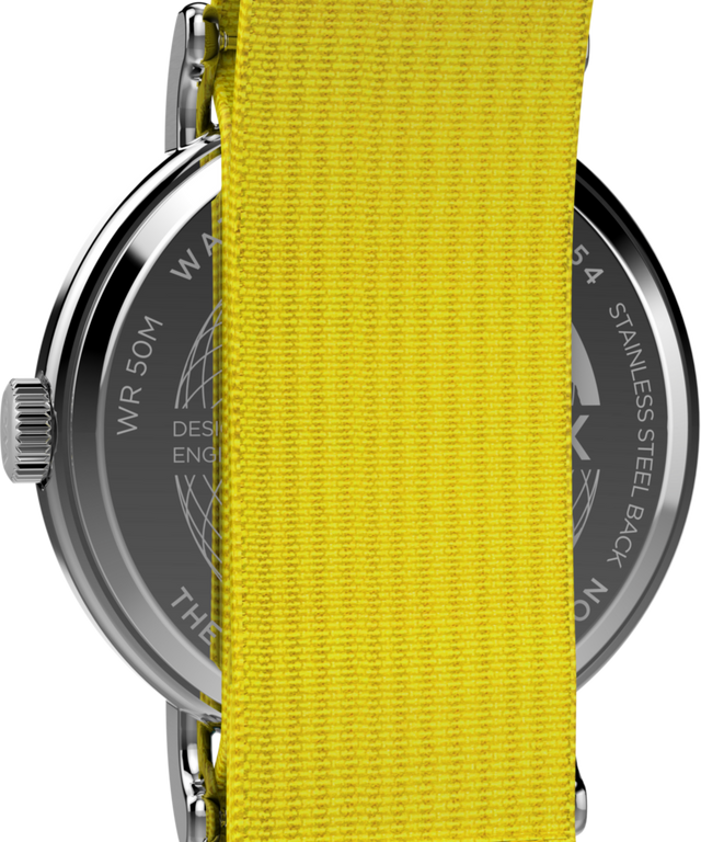 TW2W99700 Timex Weekender 40mm Fabric Strap Watch Caseback Image