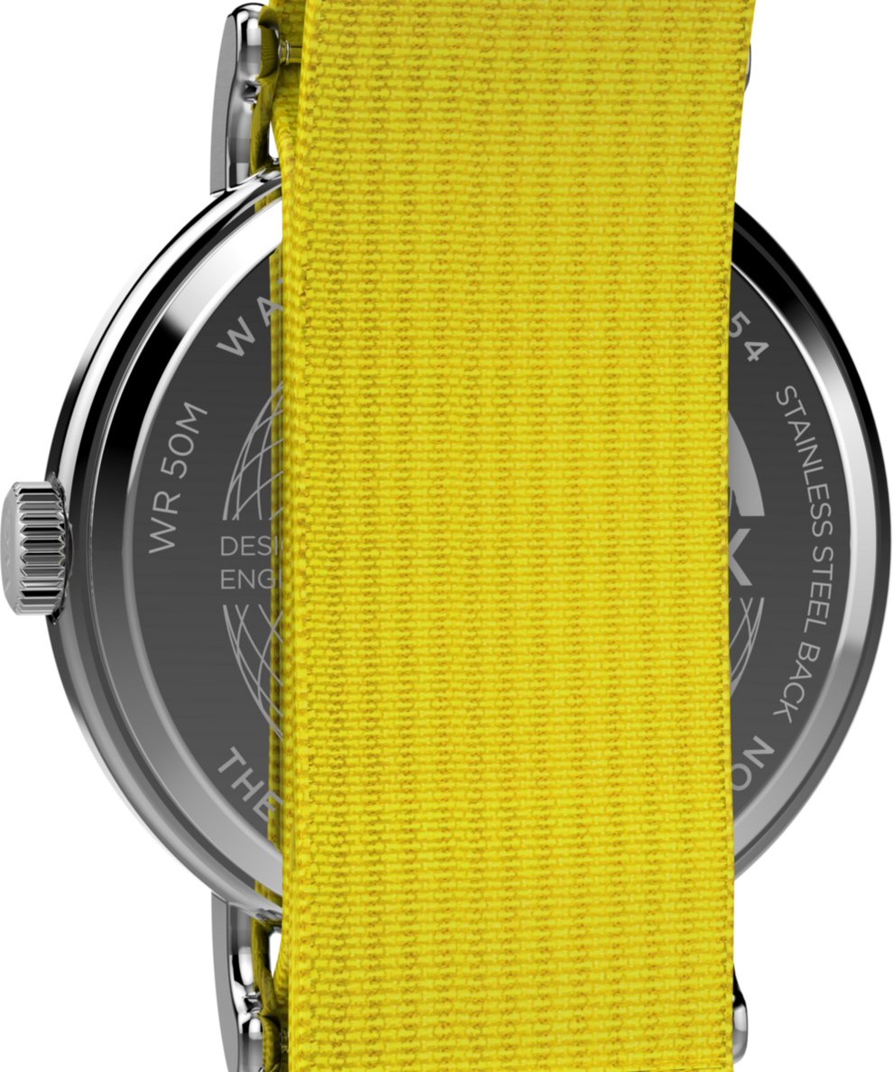 TW2W99700 Timex Weekender 40mm Fabric Strap Watch Caseback Image