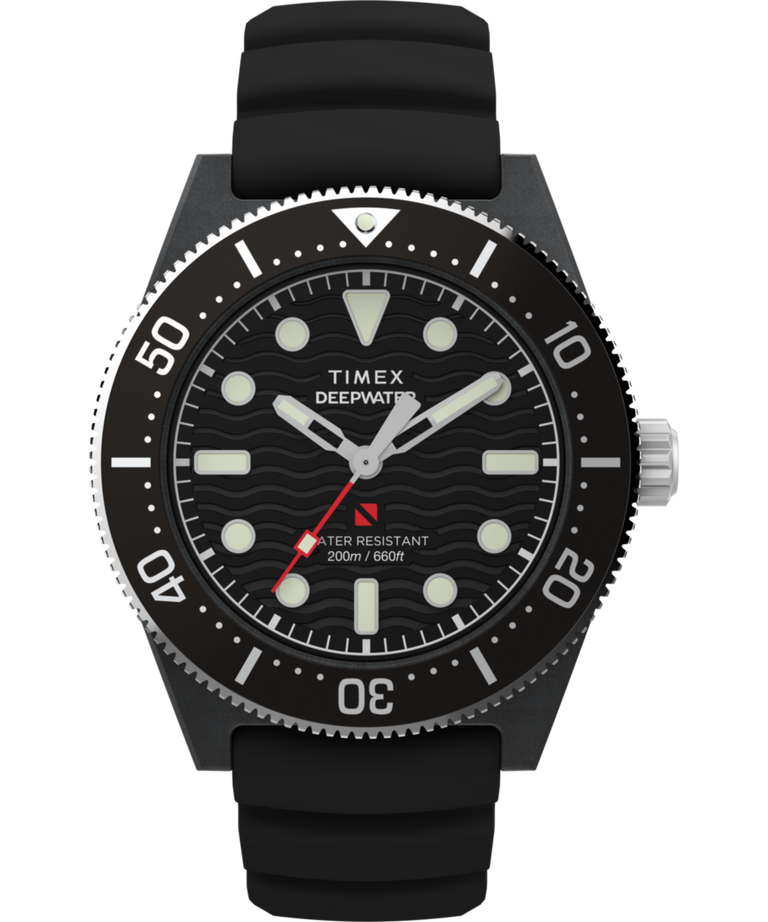 TW2Y02200 Reloj Deepwater Reef 200 XCF de 43 mm con correa de caucho sintético - Imagen principal