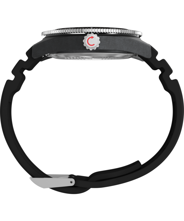 TW2Y02200 Reloj Deepwater Reef 200 XCF de 43 mm con correa de caucho sintético - Imagen de perfil