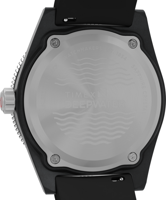 TW2Y02200 Deepwater Reef 200 XCF, correa de caucho sintético de 43 mm: imagen del fondo de la caja del reloj