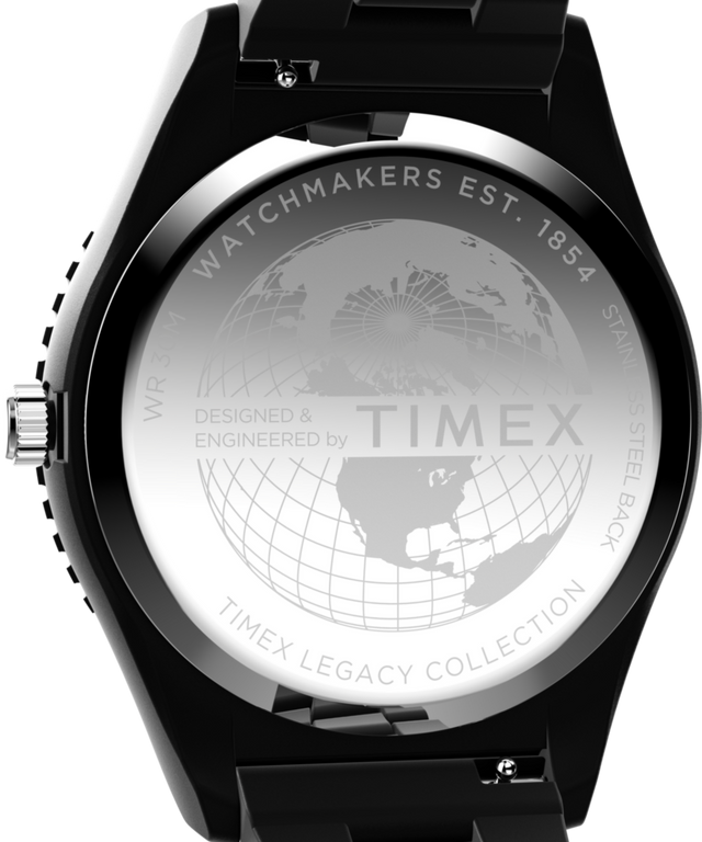 TW2Y04500 Timex Legacy #tide 42mm Recycled Plastic Bracelet Watch Caseback Image