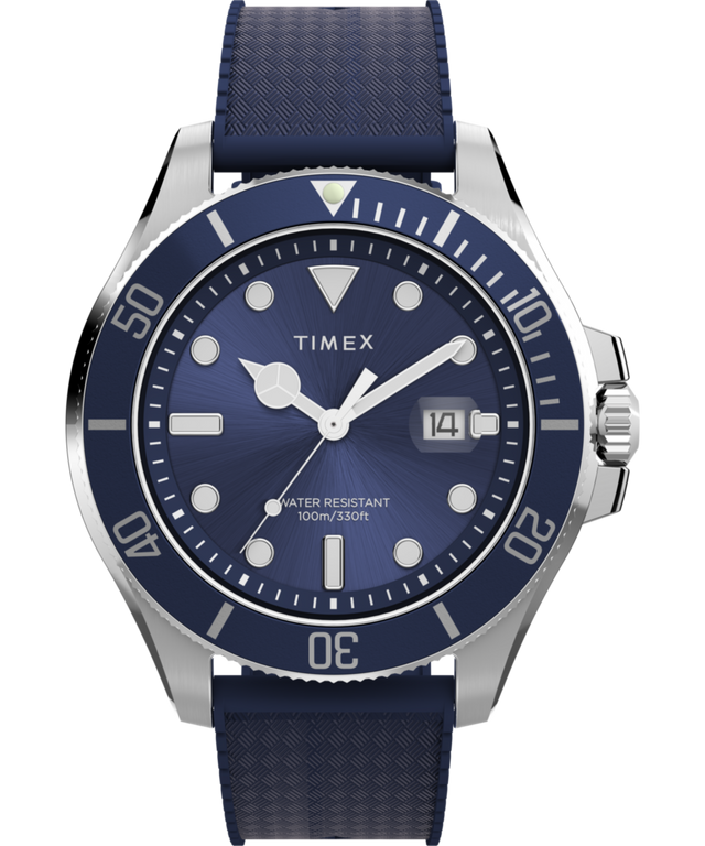 Imagen principal del reloj con correa de caucho sintético Harborside Coast de 44 mm TW2Y05000