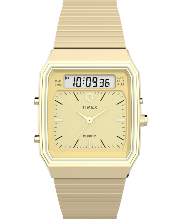 Q Timex® 1982 Ana-Digi Reissue 33mm Stainless Steel Bracelet Watch