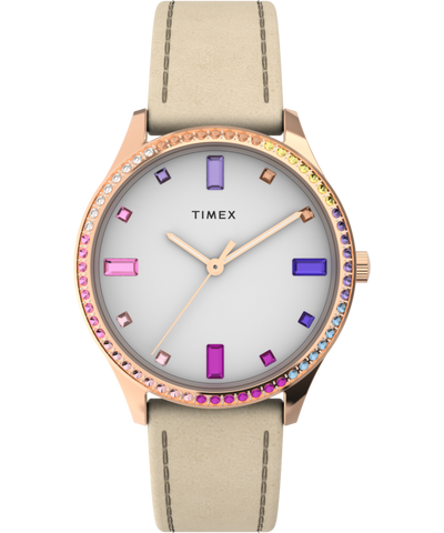 TW2Y06500 Dress 32mm Leather Strap Watch Primary Image