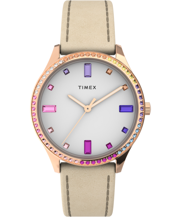 TW2Y06500 Dress 32mm Leather Strap Watch Primary Image