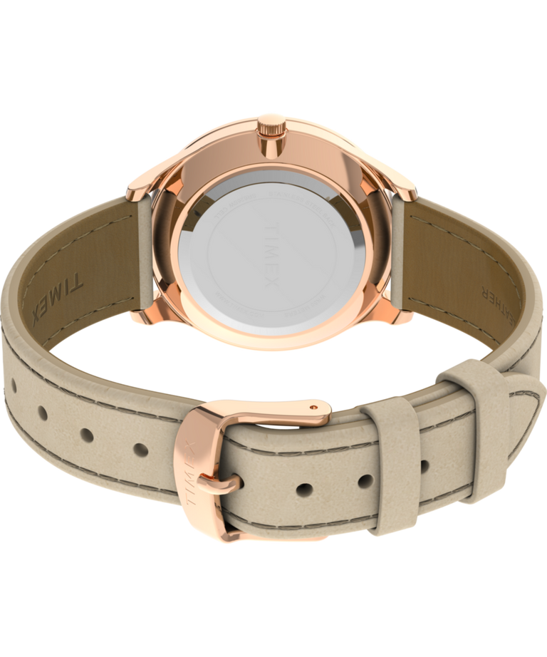 TW2Y06500 Dress 32mm Leather Strap Watch Caseback with Attachment Image