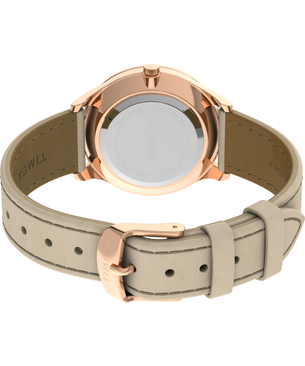 TW2Y06500 Dress 32mm Leather Strap Watch Caseback with Attachment Image