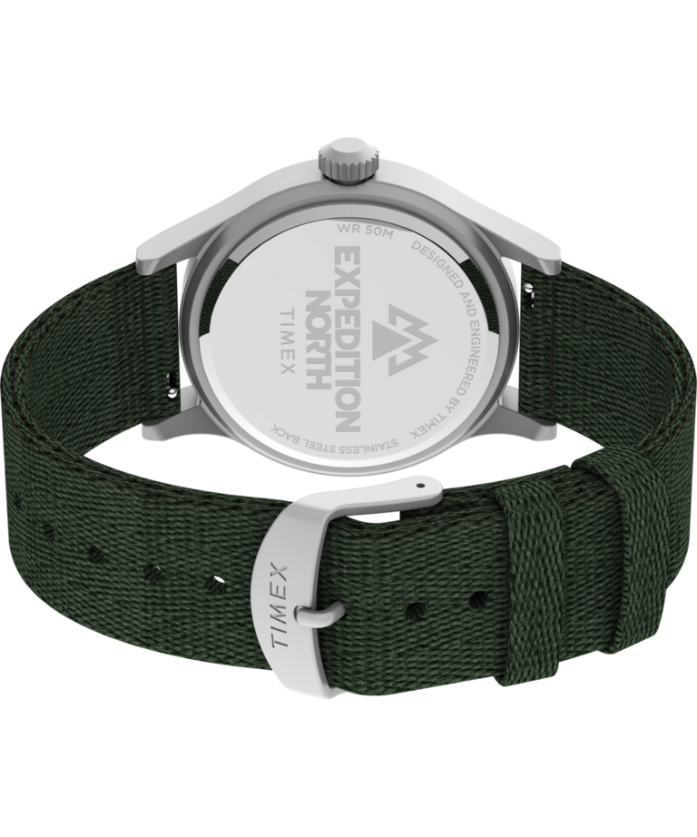 TW2Y06600 Expedition Sierra 40mm Fabric Strap Watch Caseback with Attachment Image