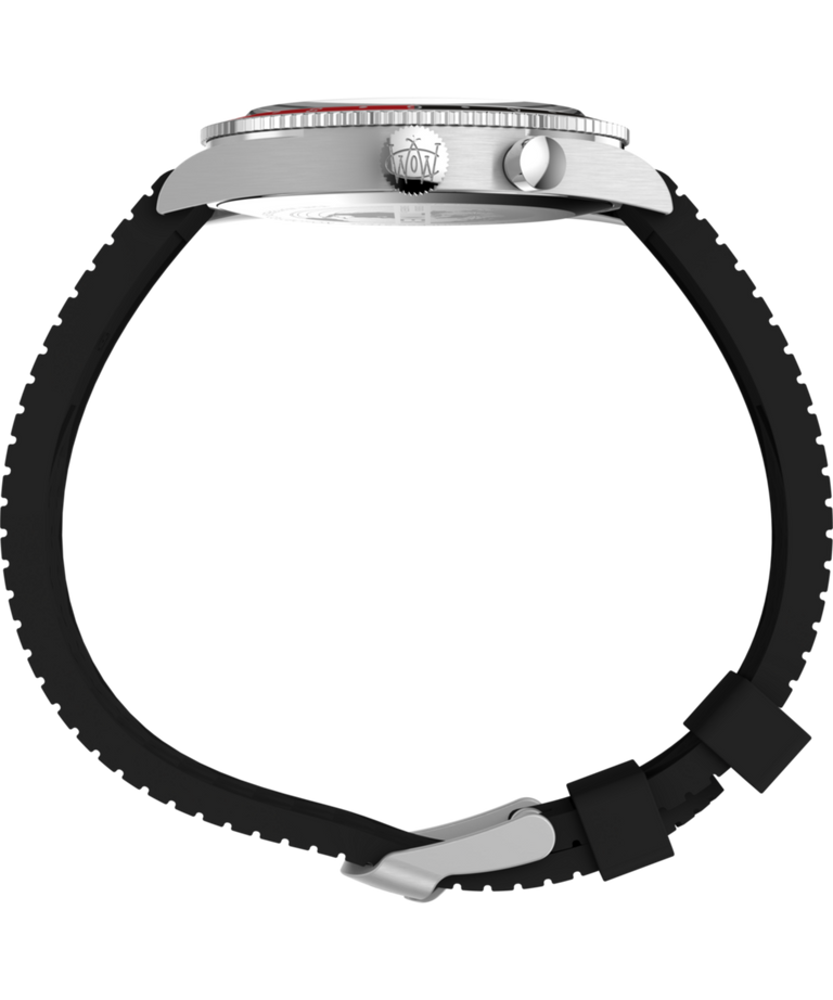 TW2Y06700 Waterbury Traditional GMT 39mm Synthetic Rubber Strap Watch Profile Image