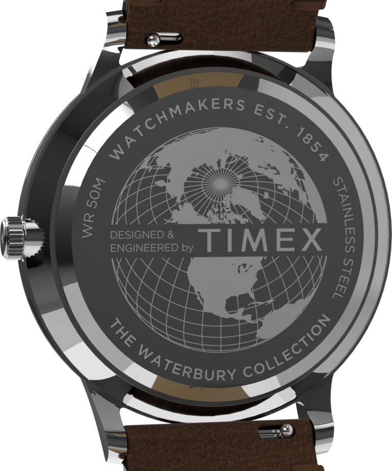 TW2Y06800 Waterbury Classic 40mm Leather Strap Watch Caseback Image