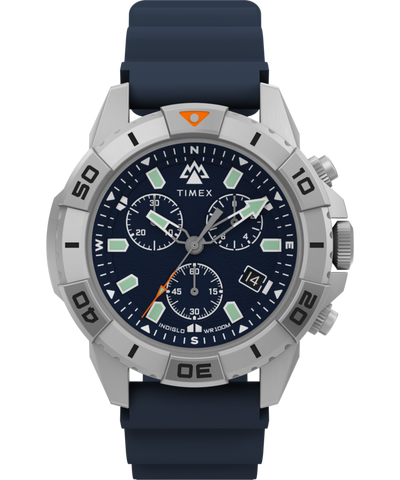 TW2Y06900 Expedition Ridge Chronograph 42mm Silicone Strap Watch Primary Image