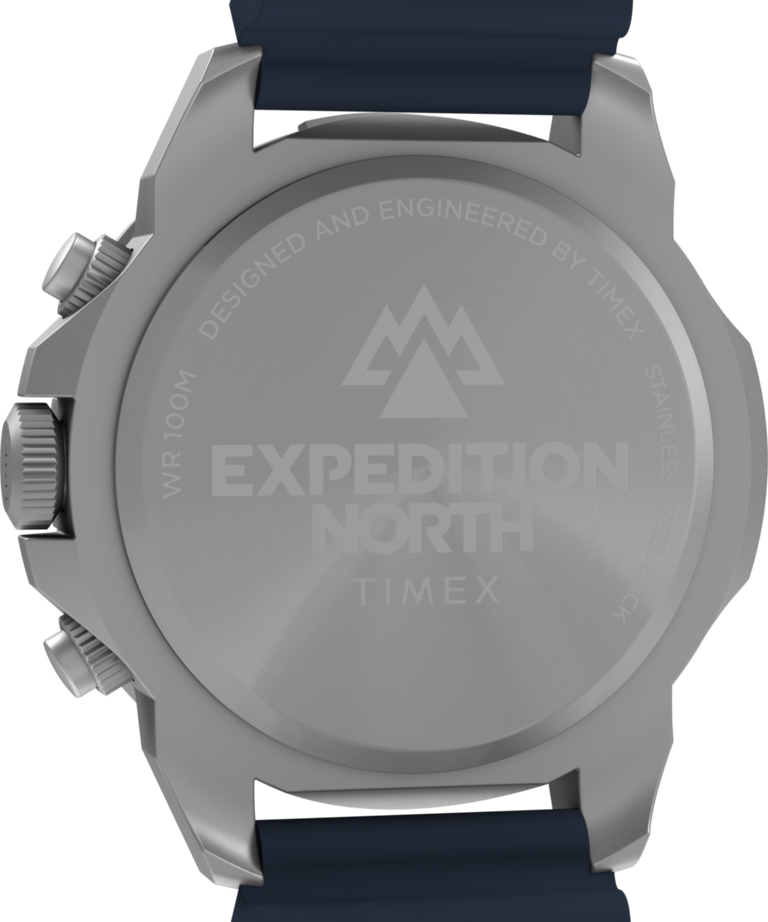 TW2Y06900 Expedition Ridge Chronograph 42mm Silicone Strap Watch Caseback Image