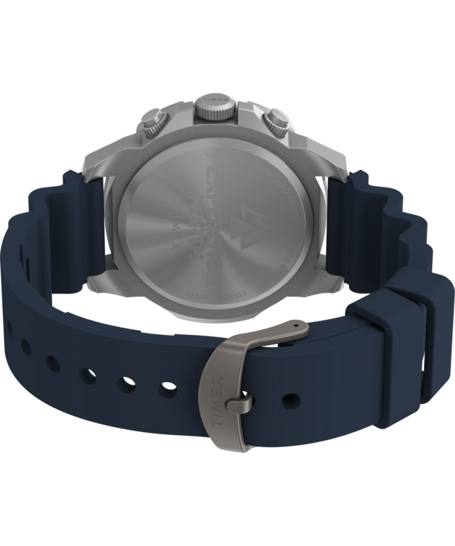 TW2Y06900 Expedition Ridge Chronograph 42mm Silicone Strap Watch Caseback with Attachment Image