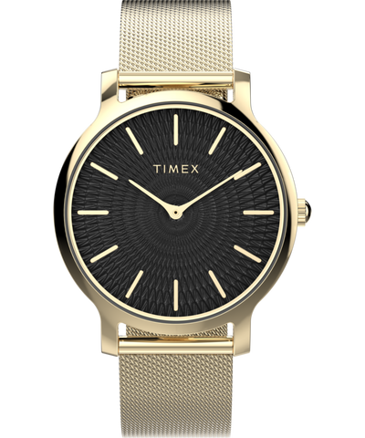 TW2Y07100 Transcend 34mm Stainless Steel Mesh Band Watch Primary Image