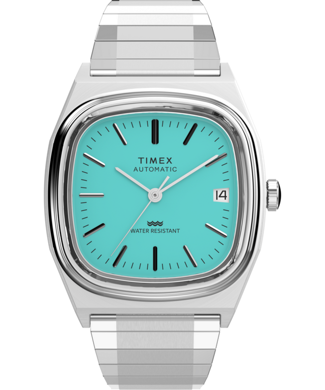 Timex® Automatic 1983 E Line 34mm Stainless Steel Expansion Band Timex® Automatic 1983 E Line 34mm Stainless Steel Expansion Band