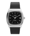 TW2Y07500 Timex® Automatic 1983 E Line 34mm Leather Strap Watch Primary Image