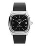 TW2Y07500 Timex® Automatic 1983 E Line 34mm Leather Strap Watch Primary Image