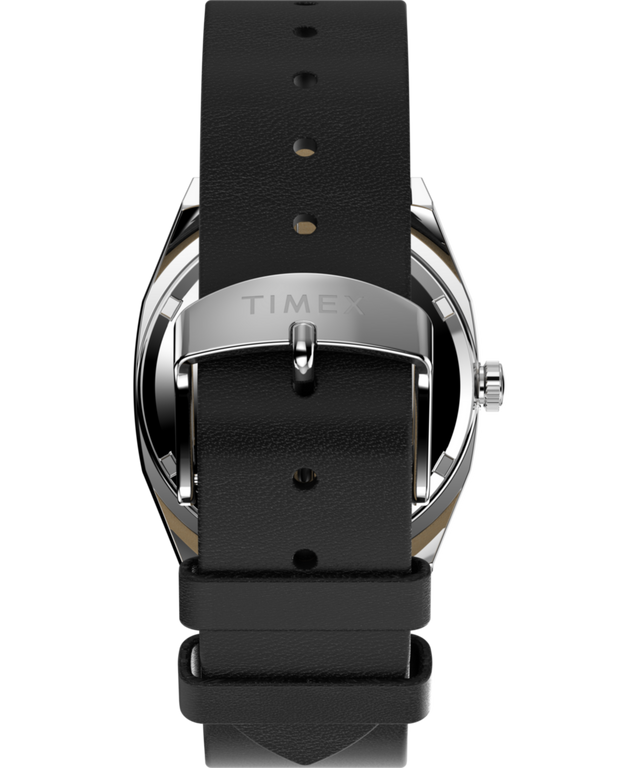 Imagen de la correa del reloj Timex® Automatic 1983 E Line de 34 mm con correa de piel TW2Y07500