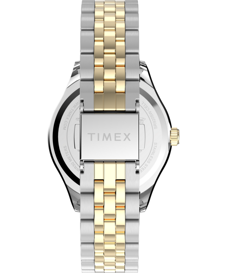 TW2Y11100 Peanuts® x Timex Legacy Bowtie: correa de reloj de acero inoxidable de 34 mm. Imagen